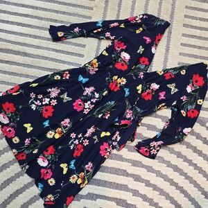 Floral Long Sleeve Dress